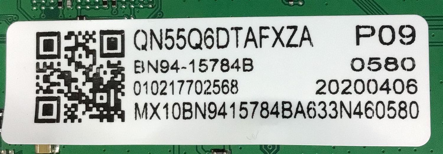KIT DE TARJETAS PARA TV SAMSUNG MAIN BN94-15784B / BN41-02756A / BN97-16597X / FUENTE BN44-01058A / L55E7_THS / BN4401058A / PANEL CY-RT055HGHV4H / MODELO QN55Q6DTAFXZA CD02 / QN55Q6DTAFXZA / QN55Q6DTAF - Imagen 3